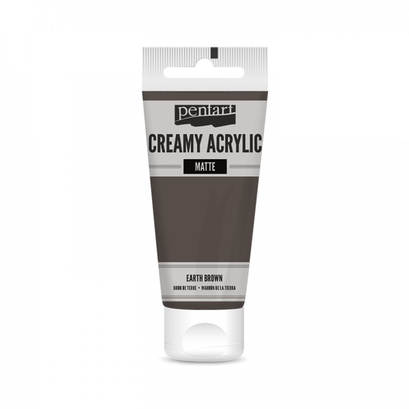 Akrylová barva krémová matná (Creamy acrylic semi-gloss) je akrylová barva na vodní bázi krémové konzistence s vysokým obsahem pigmentů. Můžete ji 