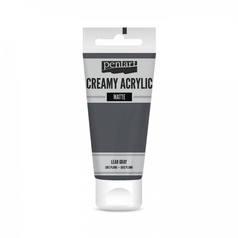 Akrylová barva krémová matná (Creamy acrylic semi-gloss) je akrylová barva na vodní bázi krémové konzistence s vysokým obsahem pigmentů. Můžete ji 