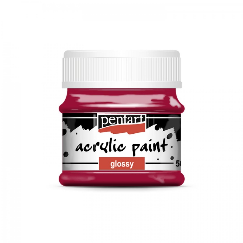 Akrylová barva lesklá značky Pentart zvládne všechny tvůrčí projekty. Díky dobré přilnavosti na různorodé povrchy jsou akrylové hobby barvy vhodn