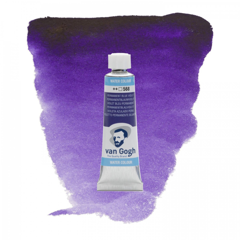Akvarelová barva Van Gogh od holandského výrobce Royal Talens v kovové tubě o objemu 10 ml jsou brilantní akvarelové barvy vhodné jak pro studenty, tak 