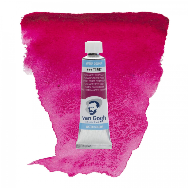 Akvarelová barva Van Gogh od holandského výrobce Royal Talens v kovové tubě o objemu 10 ml jsou brilantní akvarelové barvy vhodné jak pro studenty, tak 