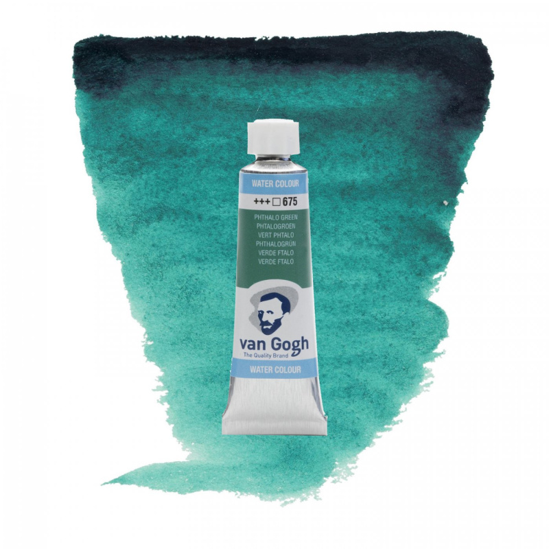 Akvarelová barva Van Gogh od holandského výrobce Royal Talens v kovové tubě o objemu 10 ml jsou brilantní akvarelové barvy vhodné jak pro studenty, tak 