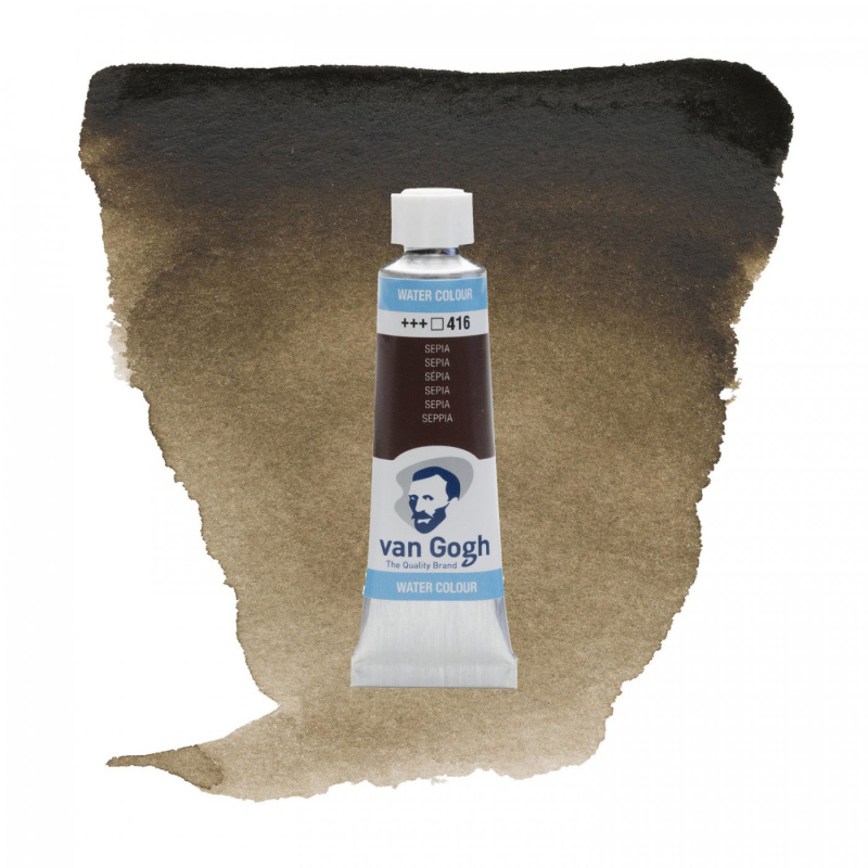 Akvarelová barva Van Gogh od holandského výrobce Royal Talens v kovové tubě o objemu 10 ml jsou brilantní akvarelové barvy vhodné jak pro studenty, tak 