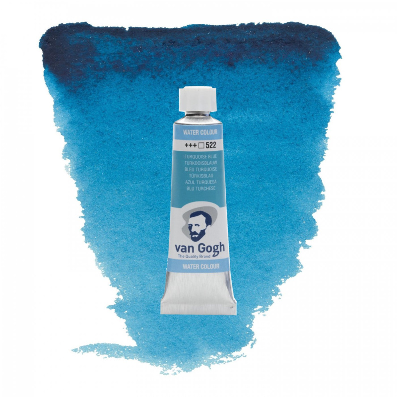 Akvarelová barva Van Gogh od holandského výrobce Royal Talens v kovové tubě o objemu 10 ml jsou brilantní akvarelové barvy vhodné jak pro studenty, tak 