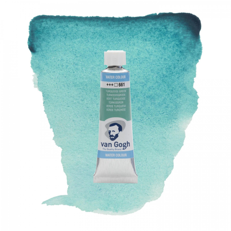 Akvarelová barva Van Gogh od holandského výrobce Royal Talens v kovové tubě o objemu 10 ml jsou brilantní akvarelové barvy vhodné jak pro studenty, tak 