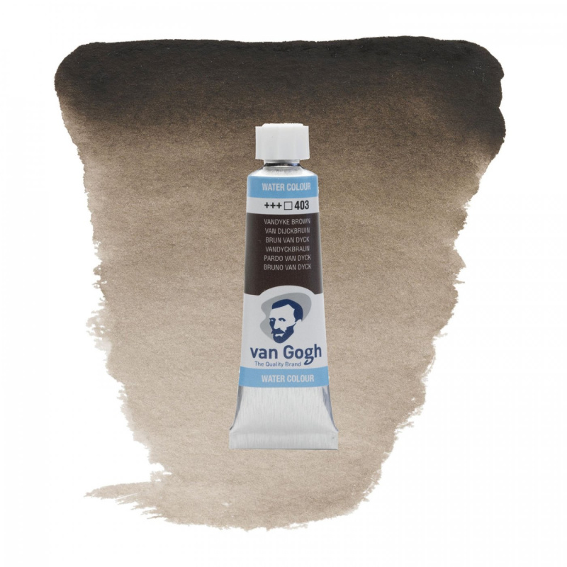 Akvarelová barva Van Gogh od holandského výrobce Royal Talens v kovové tubě o objemu 10 ml jsou brilantní akvarelové barvy vhodné jak pro studenty, tak 