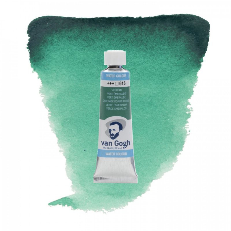 Akvarelová barva Van Gogh od holandského výrobce Royal Talens v kovové tubě o objemu 10 ml jsou brilantní akvarelové barvy vhodné jak pro studenty, tak 