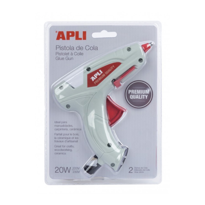 Tavná lepicí pistole APLI je vynikajícím pomocníkem při jakékoliv práci s potřebou lepení a spojování nebo připevňování předmětů. Hrot pistol