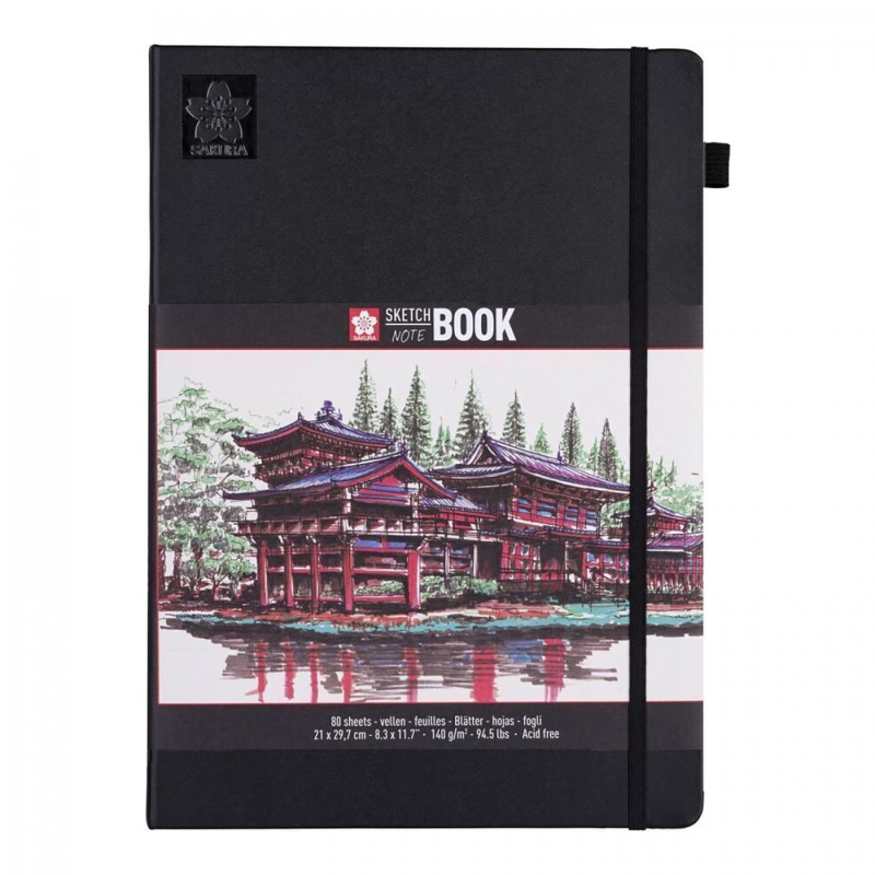 Sakura Sketch blok na kreslení s krémově bílými listy. Hledáte kvalitní skicák na kreslení, skicování nebo kreativní psaní? Sakura Sketch blok je i