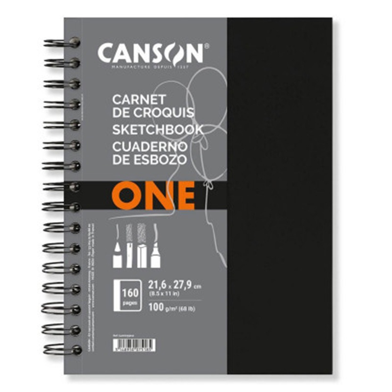 Skicák Artbook od společnosti Canson je vhodný pro kreslení a skicování na cestách. Vejde se vám i do tašky, protože má praktickou velikost A4.  Nav
