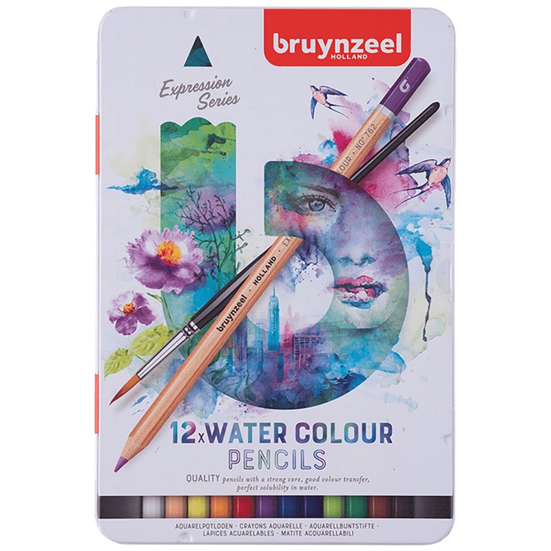 Bruynzeel akvarelové pastelky jsou rozmývatelné pastelky, které potěší nenáročné umělce, studenty a děti. Jednoduše stačí nakreslit obrázky a mo
