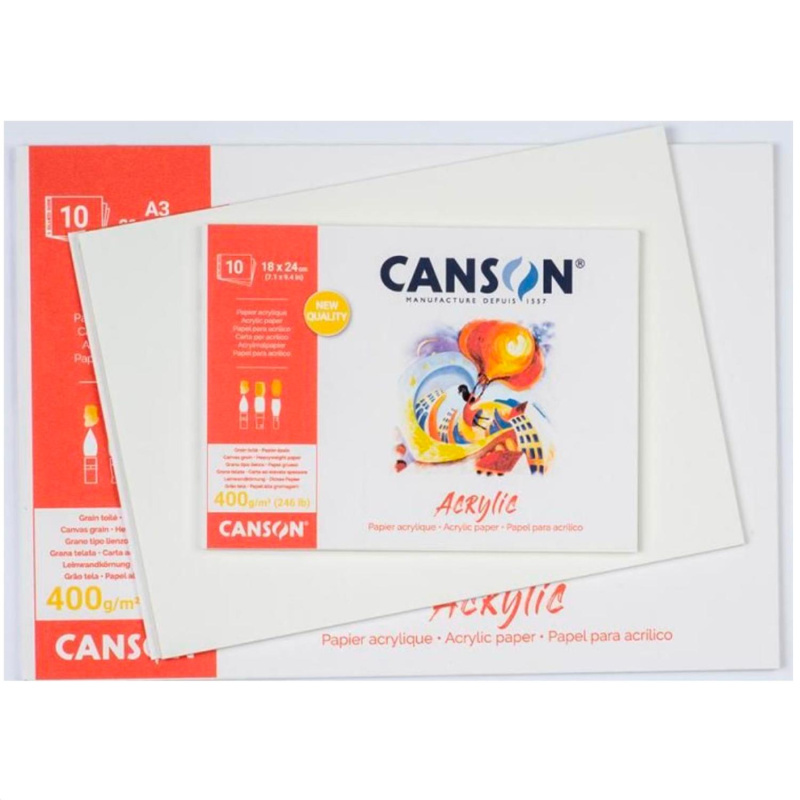 Canson Acrylic skicák – profesionální papír pro akrylovou malbu. Canson Acrylic skicák je kvalitní umělecký skicák navržený speciálně pro akrylov