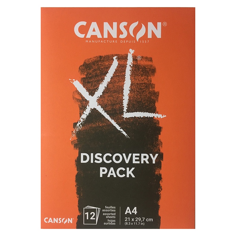 Canson XL Discovery Pack Dessin & Croquis je sada papírů v papírové obálce určená pro ty, kteří hledají spolehlivé kreslicí papíry. Předností