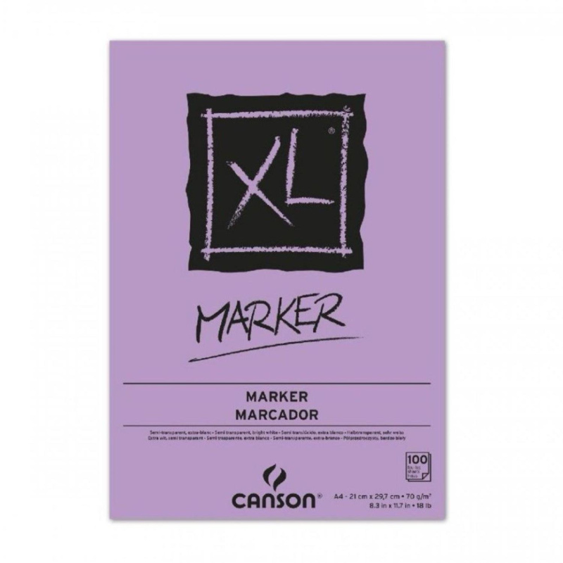 Canson XL Marker – profesionální blok pro fixy, markery a ilustraci. Canson XL Marker je kvalitní marker blok navržený pro ilustrátory, designéry, stud