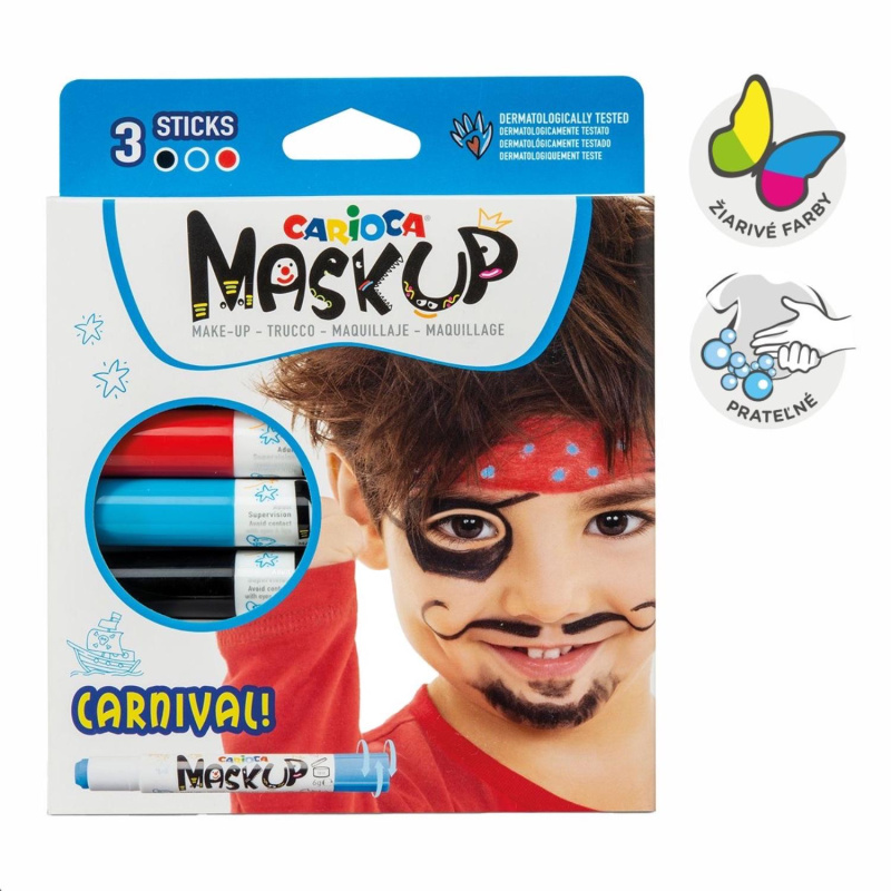 Staňte se tím, kým chcete být! Ať už se chystáte na karneval, dětský večírek nebo tematickou párty, barvy na obličej vám pomohou sladit make-up s 