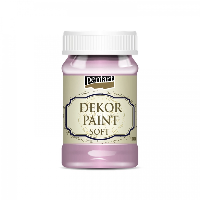 Barvy Dekor Paint Soft značky Pentart jsou novinkou roku 2015. Dekor Paint je rychleschnoucí křídová barva na vodní bázi s vynikající kryvostí. Díky 