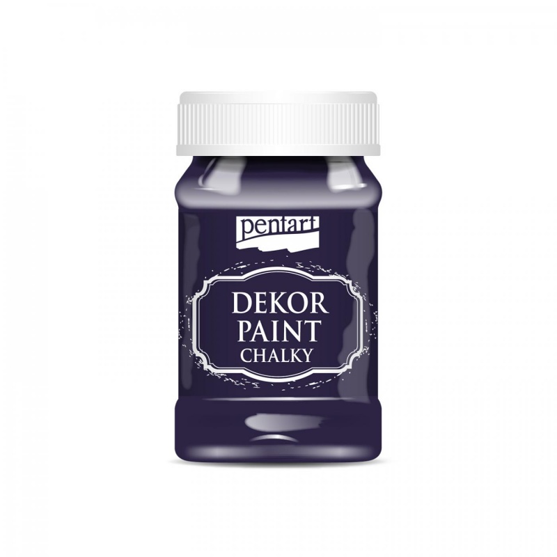 Dekor Paint Soft od společnosti Pentart je rychleschnoucí křídová barva na vodní bázi s vynikající krycí schopností. Díky speciálnímu složení vy