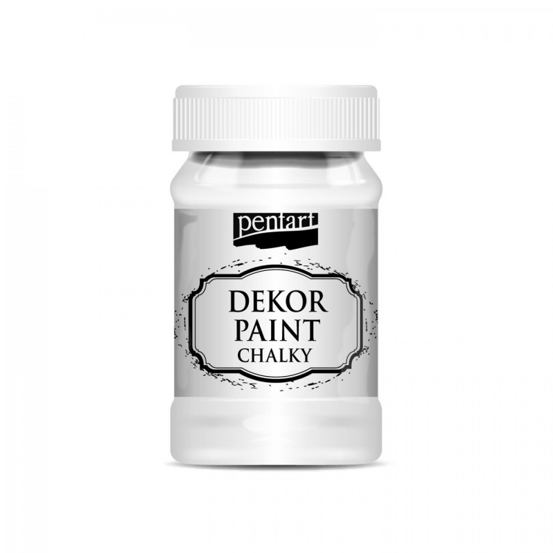 Dekor Paint Soft od společnosti Pentart je rychleschnoucí křídová barva na vodní bázi s vynikající krycí schopností. Díky speciálnímu složení vy