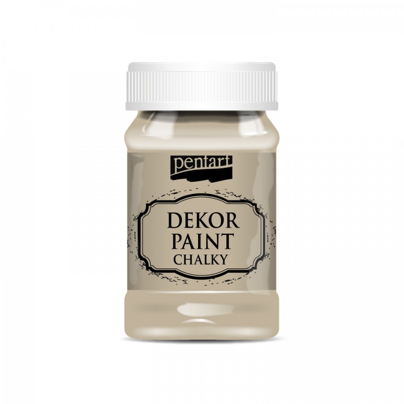Dekor Paint Soft od společnosti Pentart je rychleschnoucí křídová barva na vodní bázi s vynikající krycí schopností. Díky speciálnímu složení vy