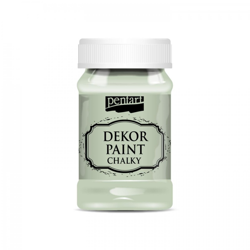 Dekor Paint Soft od společnosti Pentart je rychleschnoucí křídová barva na vodní bázi s vynikající krycí schopností. Díky speciálnímu složení vy