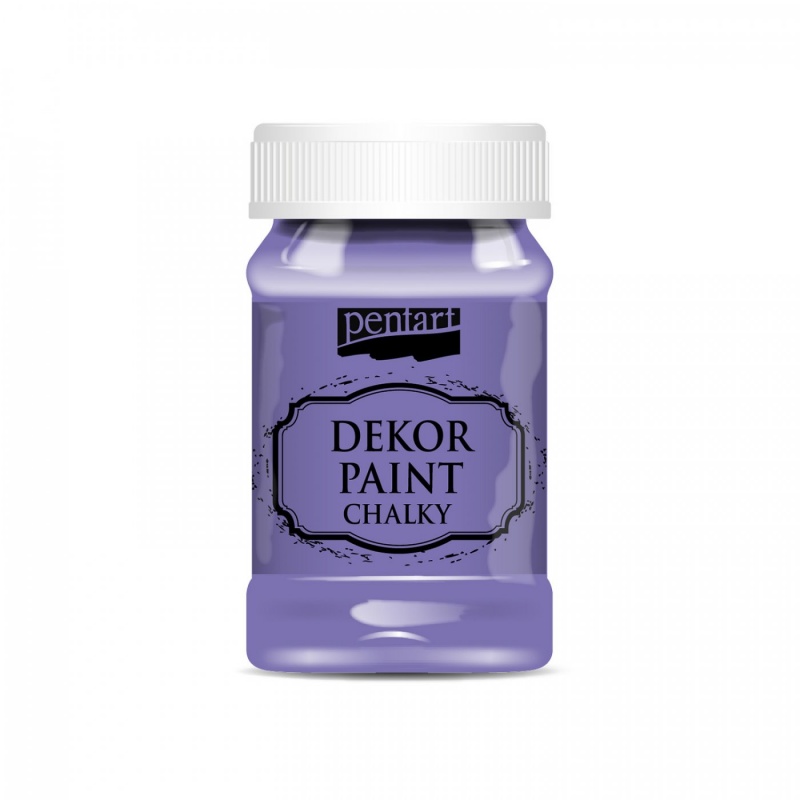 Dekor Paint Soft od společnosti Pentart je rychleschnoucí křídová barva na vodní bázi s vynikající krycí schopností. Díky speciálnímu složení vy