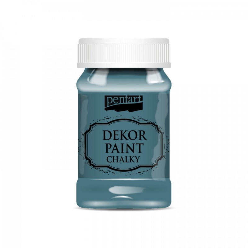 Dekor Paint Soft od společnosti Pentart je rychleschnoucí křídová barva na vodní bázi s vynikající krycí schopností. Díky speciálnímu složení vy
