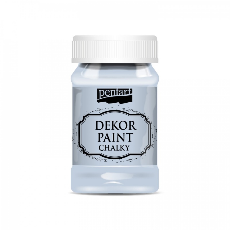 Dekor Paint Soft od společnosti Pentart je rychleschnoucí křídová barva na vodní bázi s vynikající krycí schopností. Díky speciálnímu složení vy
