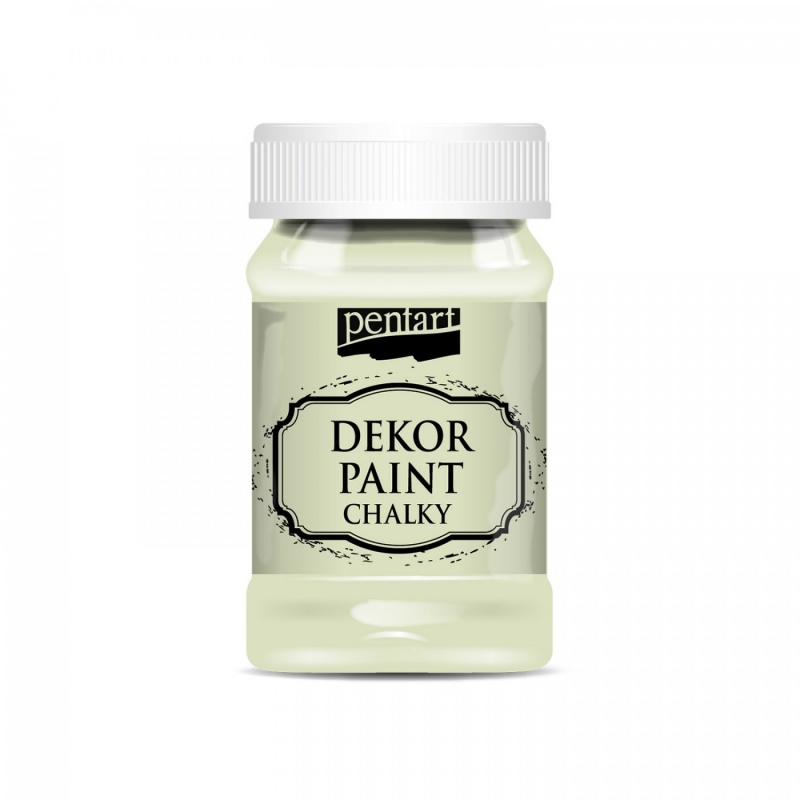 Dekor Paint Soft od společnosti Pentart je rychleschnoucí křídová barva na vodní bázi s vynikající krycí schopností. Díky speciálnímu složení vy