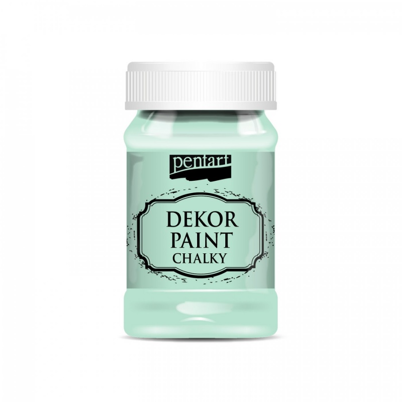Dekor Paint Soft od společnosti Pentart je rychleschnoucí křídová barva na vodní bázi s vynikající krycí schopností. Díky speciálnímu složení vy