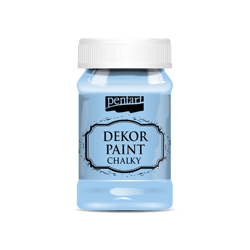 Dekor Paint Soft od společnosti Pentart je rychleschnoucí křídová barva na vodní bázi s vynikající krycí schopností. Díky speciálnímu složení vy