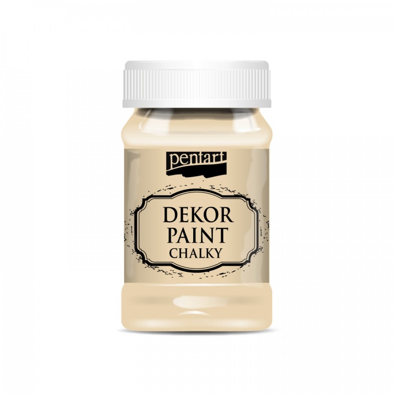 Dekor Paint Soft od společnosti Pentart je rychleschnoucí křídová barva na vodní bázi s vynikající krycí schopností. Díky speciálnímu složení vy