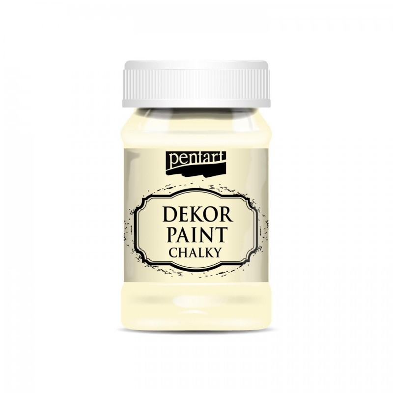 Dekor Paint Soft od společnosti Pentart je rychleschnoucí křídová barva na vodní bázi s vynikající krycí schopností. Díky speciálnímu složení vy