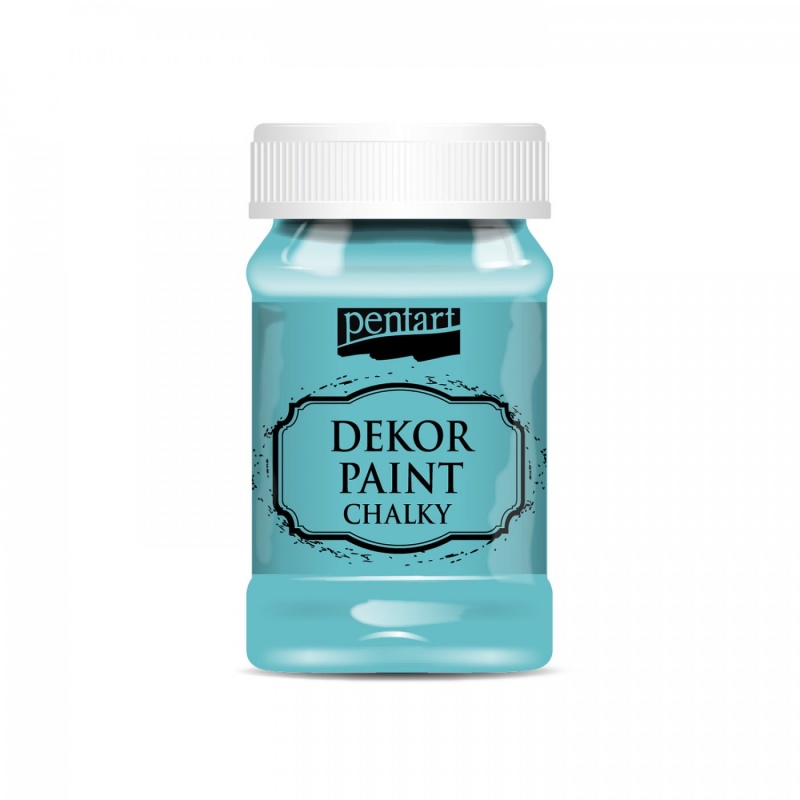 Dekor Paint Soft od společnosti Pentart je rychleschnoucí křídová barva na vodní bázi s vynikající krycí schopností. Díky speciálnímu složení vy