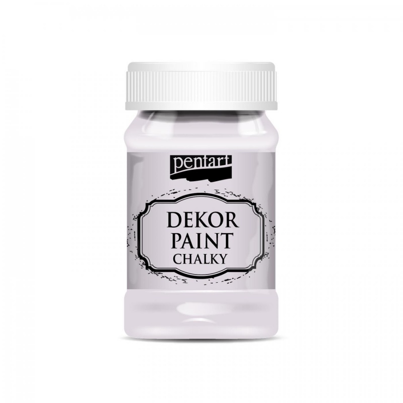 Dekor Paint Soft od společnosti Pentart je rychleschnoucí křídová barva na vodní bázi s vynikající krycí schopností. Díky speciálnímu složení vy