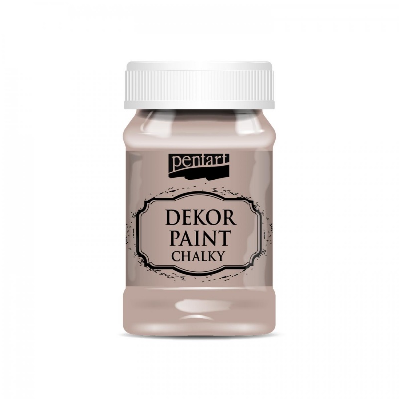 Dekor Paint Soft od společnosti Pentart je rychleschnoucí křídová barva na vodní bázi s vynikající krycí schopností. Díky speciálnímu složení vy