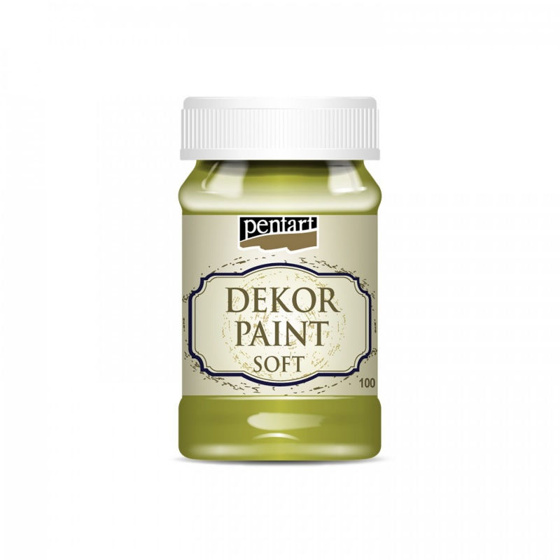Dekor Paint Soft od společnosti Pentart je rychleschnoucí křídová barva na vodní bázi s vynikající krycí schopností. Díky speciálnímu složení vy