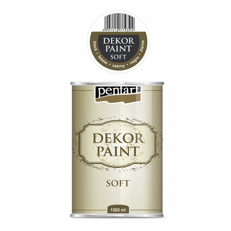 Dekor Paint Soft od společnosti Pentart je rychleschnoucí křídová barva na vodní bázi s vynikající krycí schopností. Díky speciálnímu složení vy
