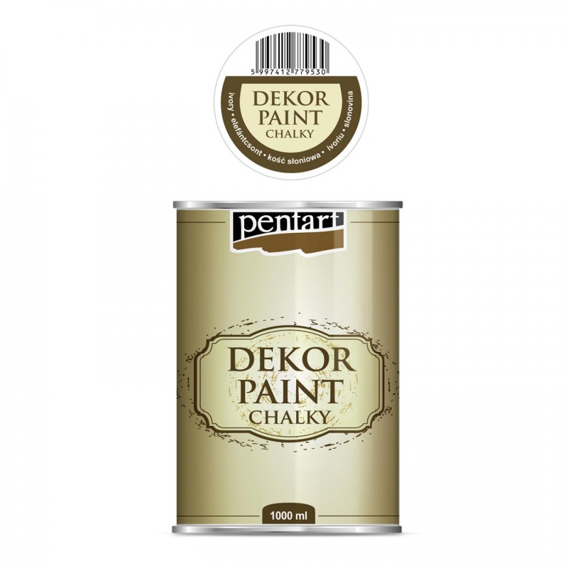 Dekor Paint Soft od společnosti Pentart je rychleschnoucí křídová barva na vodní bázi s vynikající krycí schopností. Díky speciálnímu složení vy
