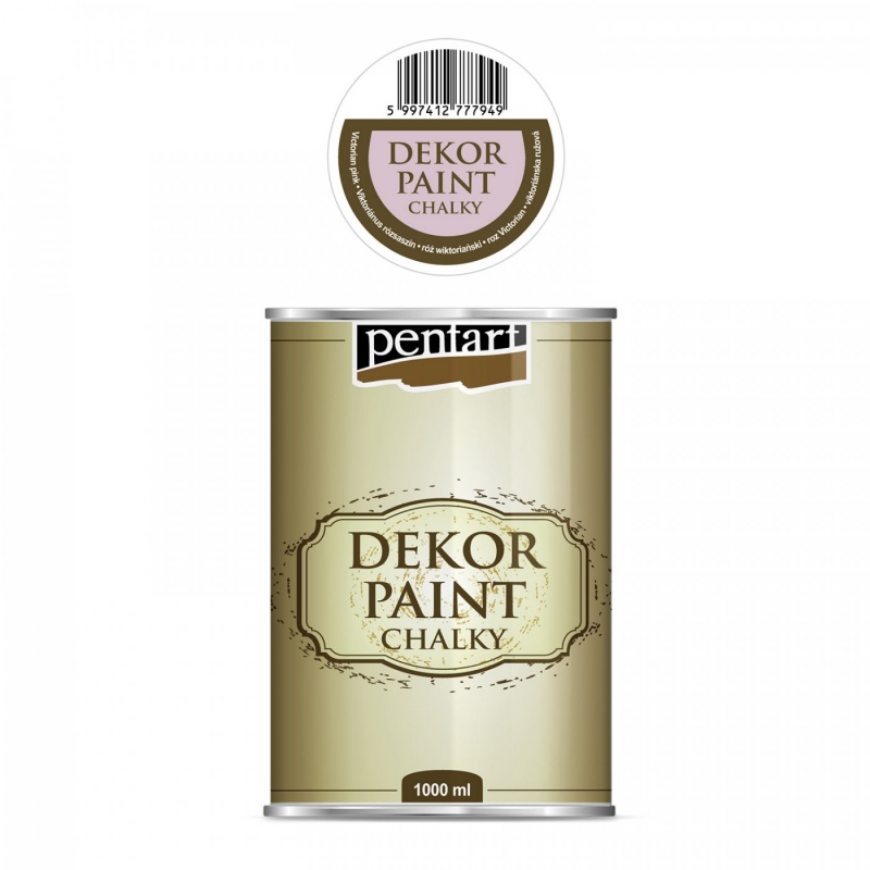 Dekor Paint Soft od společnosti Pentart je rychleschnoucí křídová barva na vodní bázi s vynikající krycí schopností. Díky speciálnímu složení vy