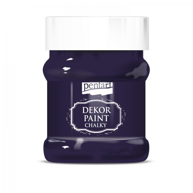 Dekor Paint Soft od společnosti Pentart je rychleschnoucí křídová barva na vodní bázi s vynikající krycí schopností. Díky speciálnímu složení vy