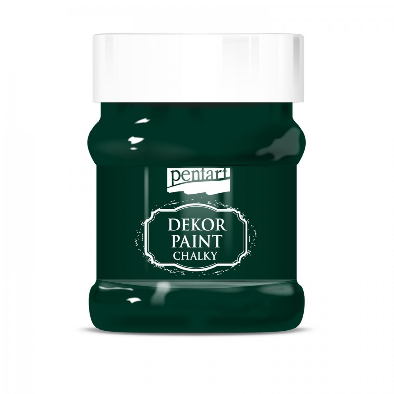 Dekor Paint Soft od společnosti Pentart je rychleschnoucí křídová barva na vodní bázi s vynikající krycí schopností. Díky speciálnímu složení vy