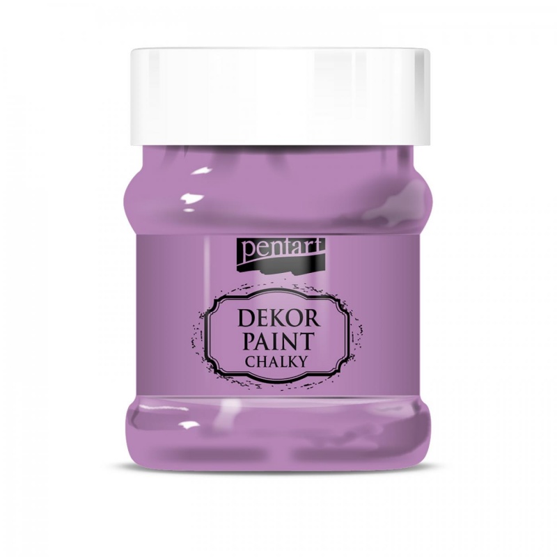 Dekor Paint Soft od společnosti Pentart je rychleschnoucí křídová barva na vodní bázi s vynikající krycí schopností. Díky speciálnímu složení vy