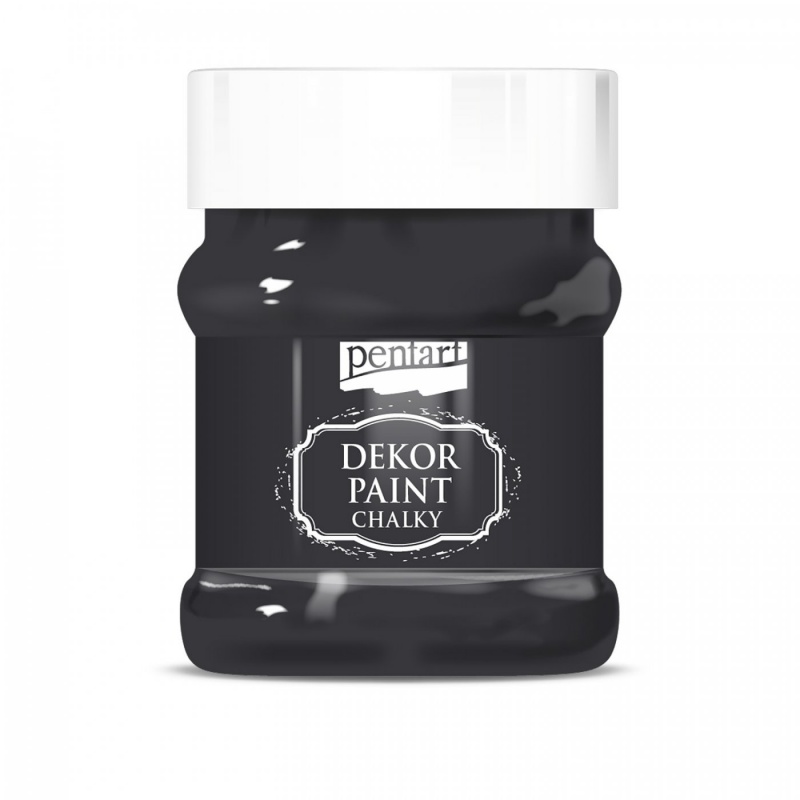Dekor Paint Soft od společnosti Pentart je rychleschnoucí křídová barva na vodní bázi s vynikající krycí schopností. Díky speciálnímu složení vy