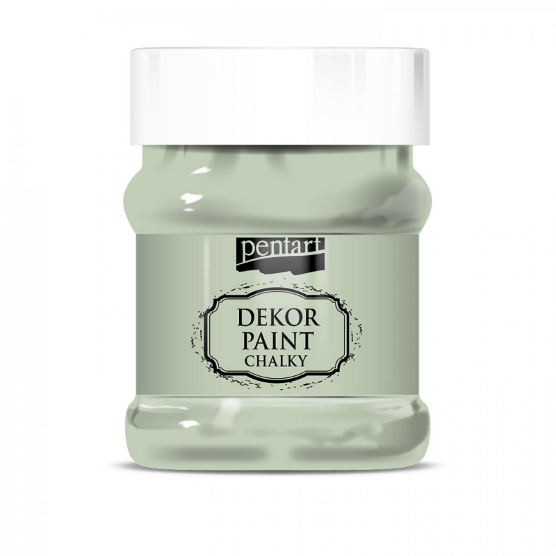 Dekor Paint Soft od společnosti Pentart je rychleschnoucí křídová barva na vodní bázi s vynikající krycí schopností. Díky speciálnímu složení vy