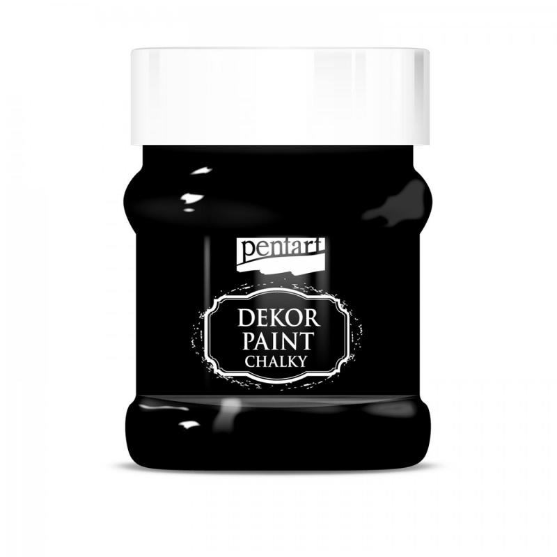 Dekor Paint Soft od společnosti Pentart je rychleschnoucí křídová barva na vodní bázi s vynikající krycí schopností. Díky speciálnímu složení vy