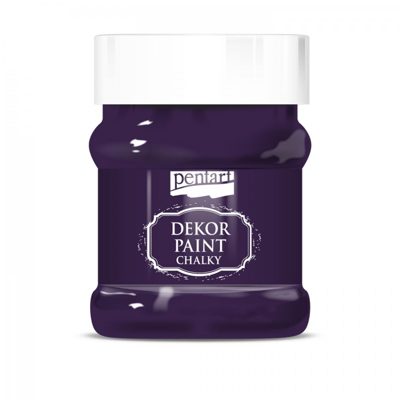 Dekor Paint Soft od společnosti Pentart je rychleschnoucí křídová barva na vodní bázi s vynikající krycí schopností. Díky speciálnímu složení vy