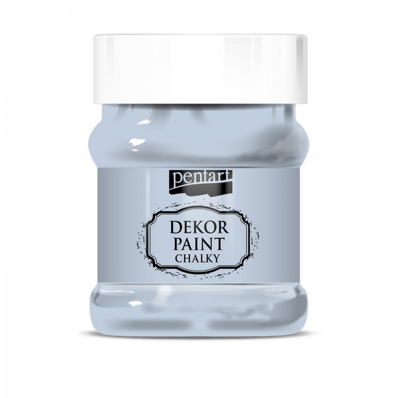 Dekor Paint Soft od společnosti Pentart je rychleschnoucí křídová barva na vodní bázi s vynikající krycí schopností. Díky speciálnímu složení vy