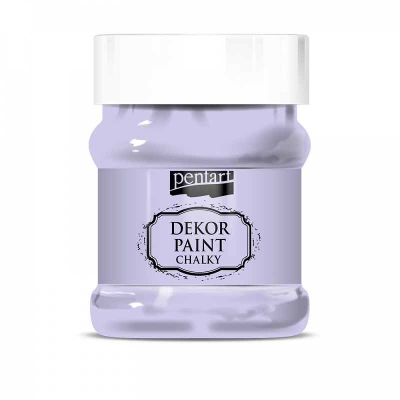 Dekor Paint Soft od společnosti Pentart je rychleschnoucí křídová barva na vodní bázi s vynikající krycí schopností. Díky speciálnímu složení vy