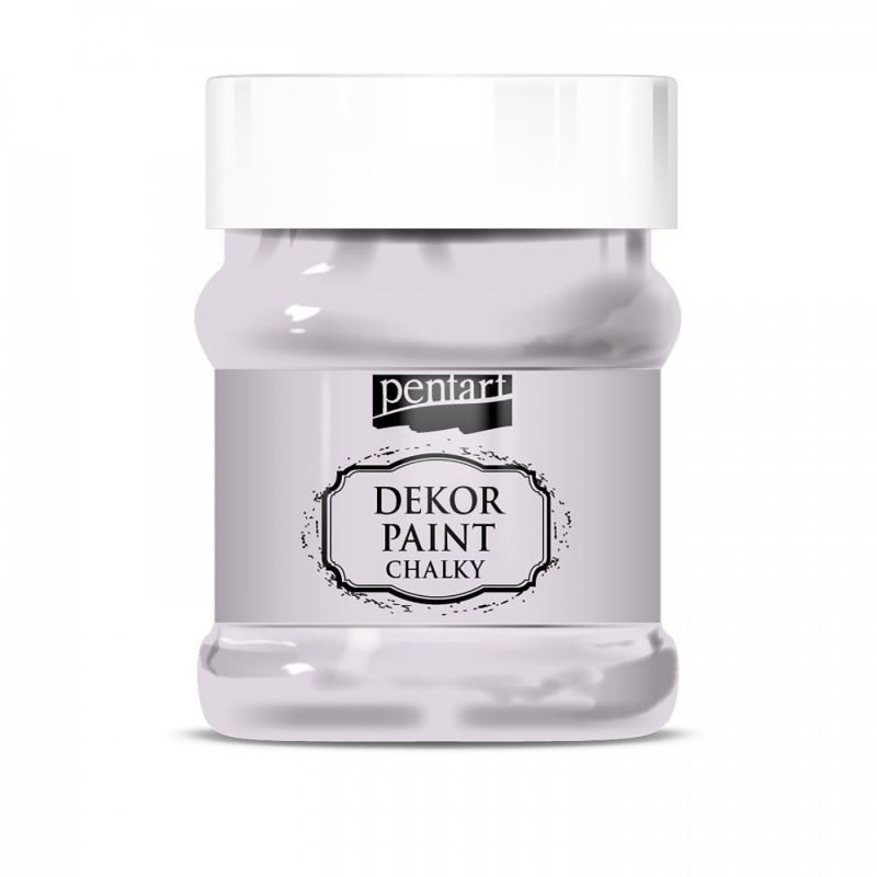 Dekor Paint Soft od společnosti Pentart je rychleschnoucí křídová barva na vodní bázi s vynikající krycí schopností. Díky speciálnímu složení vy