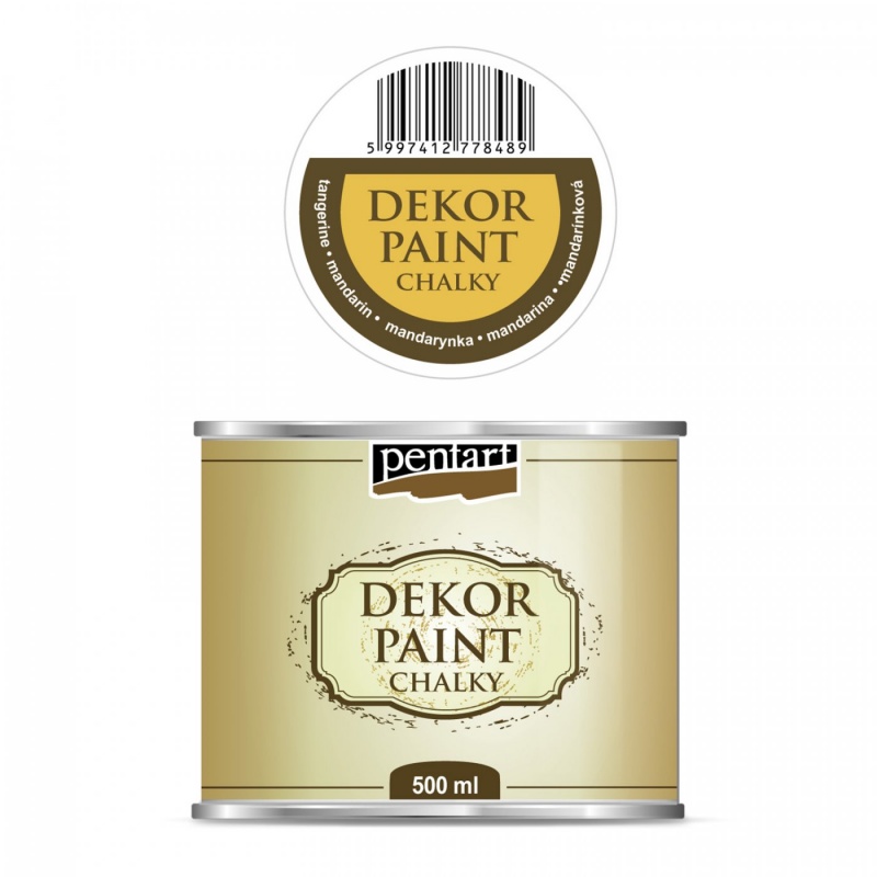 Dekor Paint Soft od společnosti Pentart je rychleschnoucí křídová barva na vodní bázi s vynikající krycí schopností. Díky speciálnímu složení vy